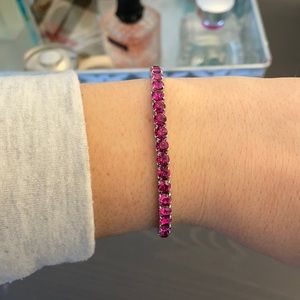 Swarovski pink bangle